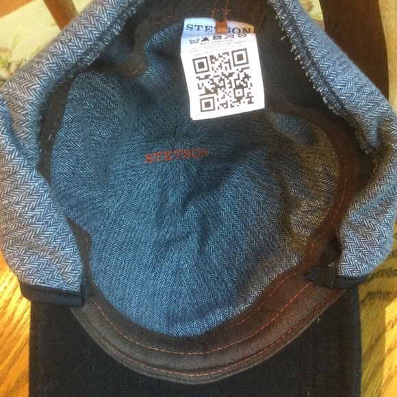 Stetson Vaby Black Wool & Cashmere Baseball Cap Size XXL - Picture 10 of 11